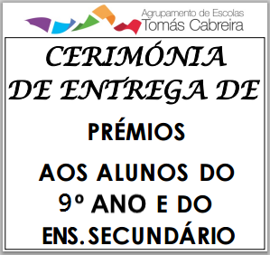 Cartaz prémios 2014/2015 - 3º ciclo e secundário